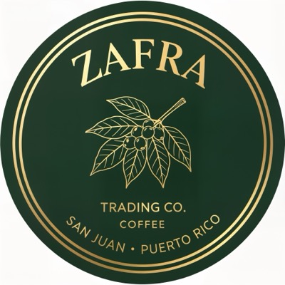 Zafra coffee label