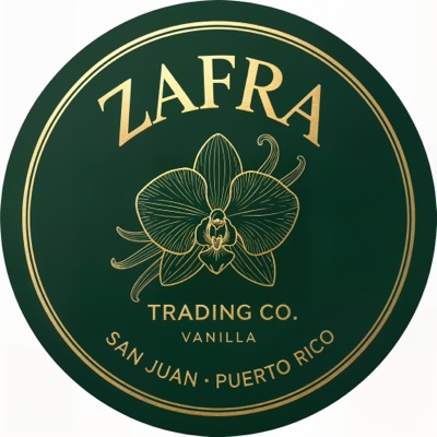 Zafra vanilla label
